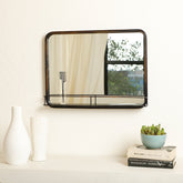 Industria Mirror With Shelf